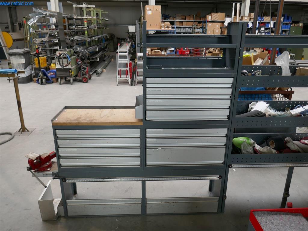 BGA, zásoby, montážní materiál a vozidla z divize výroby oken a fasád.-3