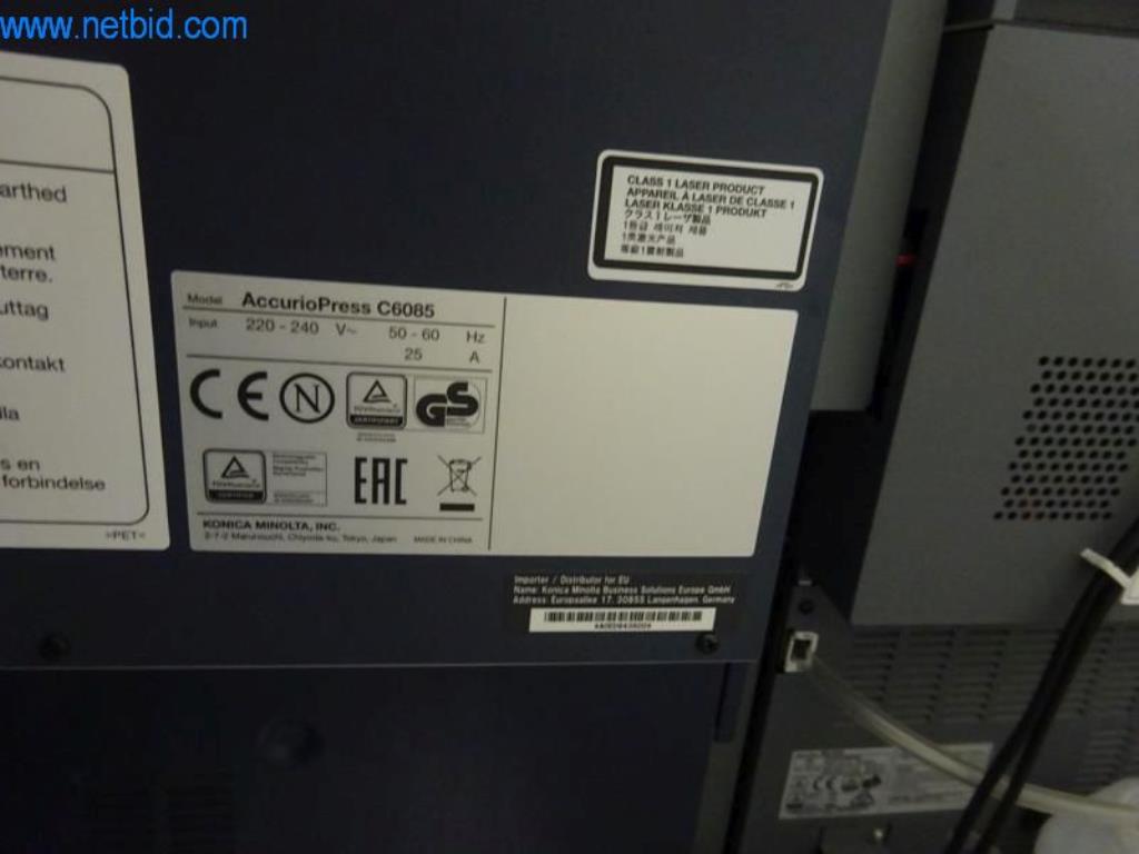 Konica Minolta AccurioPress C6085 - cyfrowa linia drukująca i wykańczająca-18