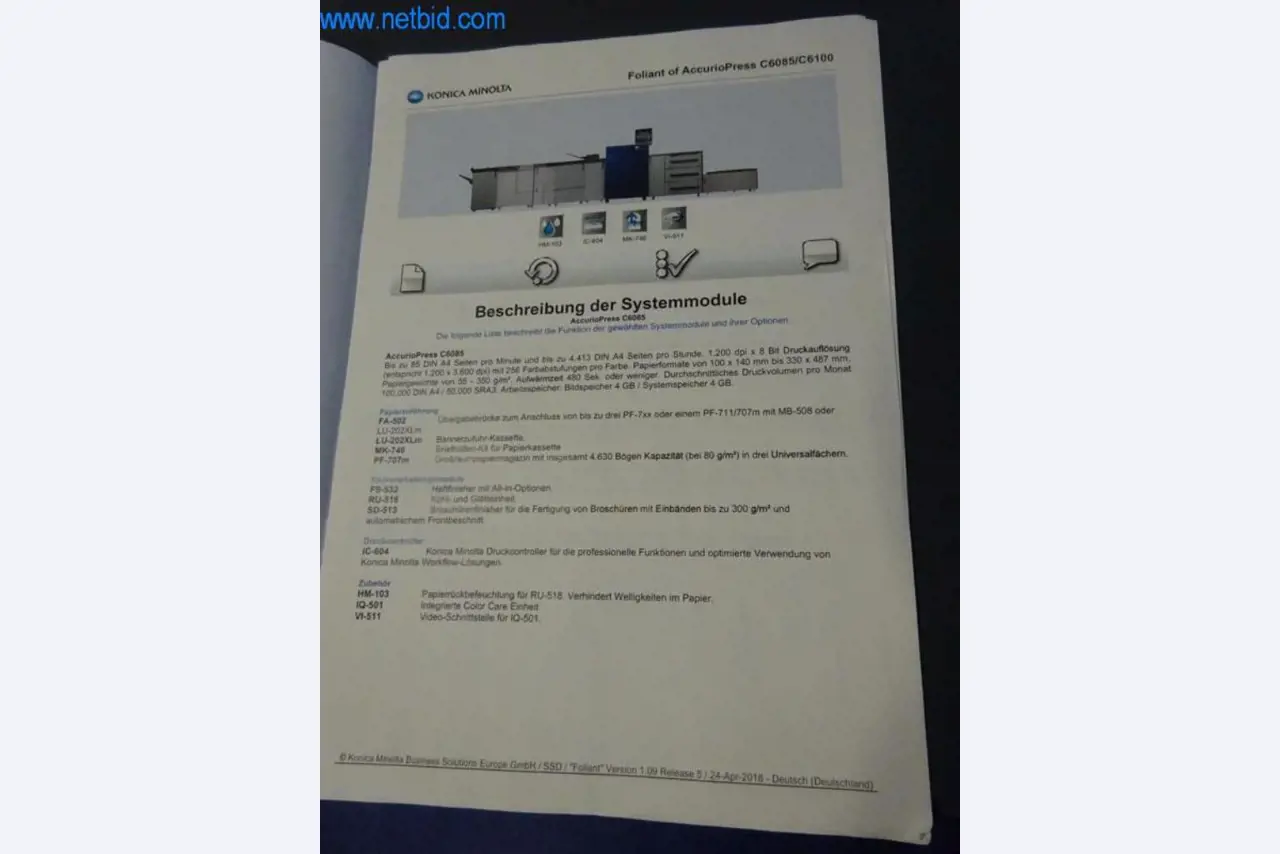 Konica Minolta AccurioPress C6085 digitale druk- en afwerkingslijn-25