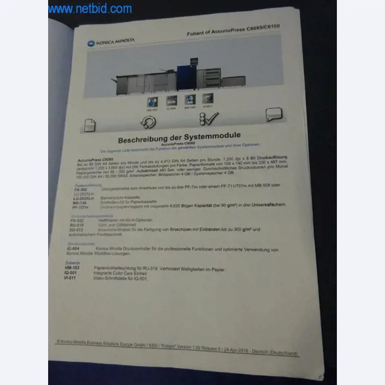 Konica Minolta AccurioPress C6085 digitale druk- en afwerkingslijn-25