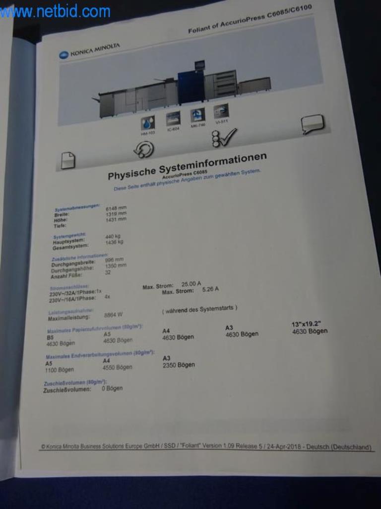 Konica Minolta AccurioPress C6085 - cyfrowa linia drukująca i wykańczająca-27