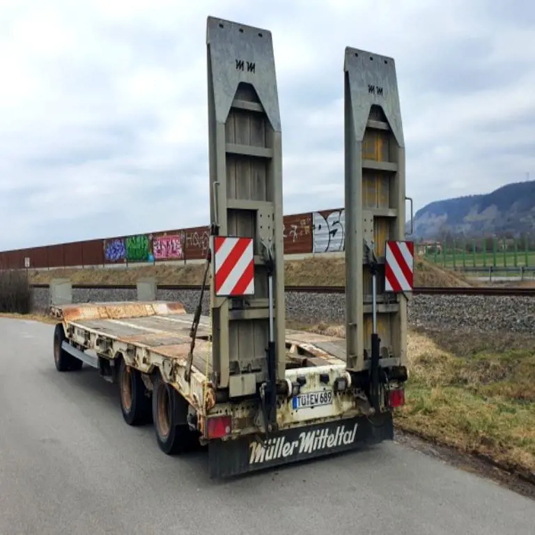 3-axle low loader trailer Müller Mitteltal T3 Profi 30,0