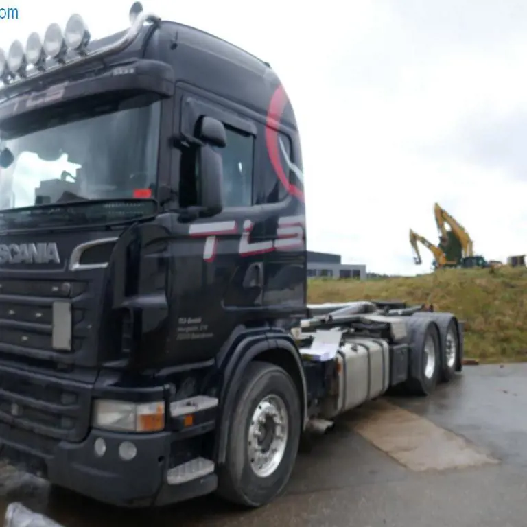 3-assige roll-off container vrachtwagen Scania R560