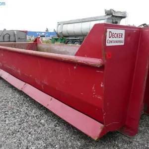 ca. 15 m³ Volumen Abrollcontainer-/Kipper Decker Containerbau