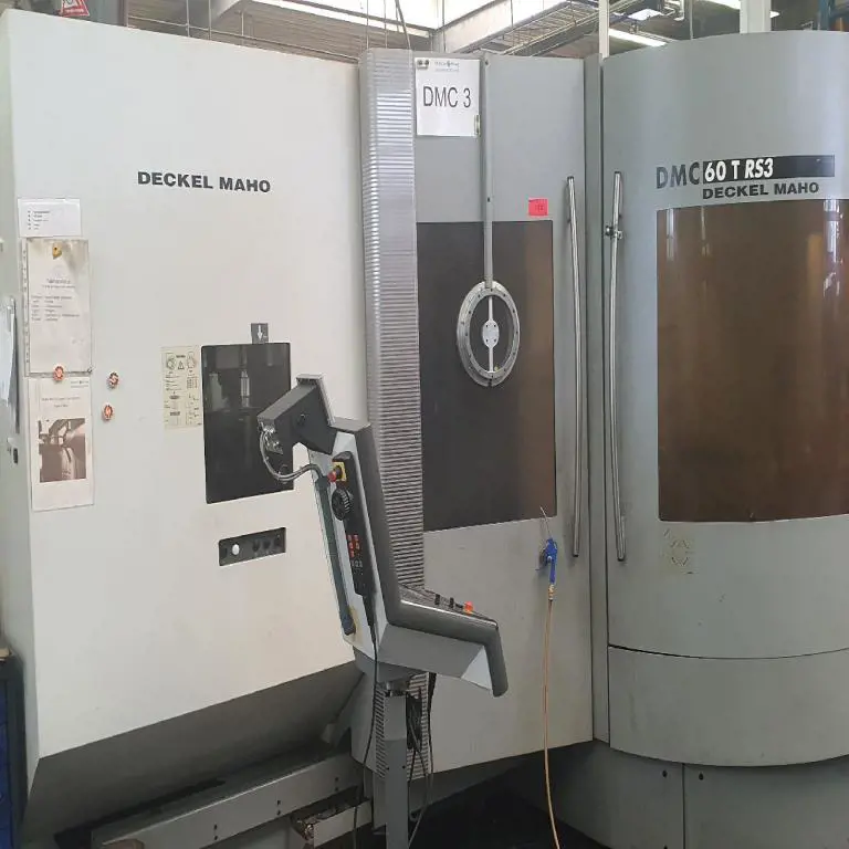 CNC machining center (VERWERTUNG KLÄREN da Miete Merz Maschinen) Deckel Maho DMC60T