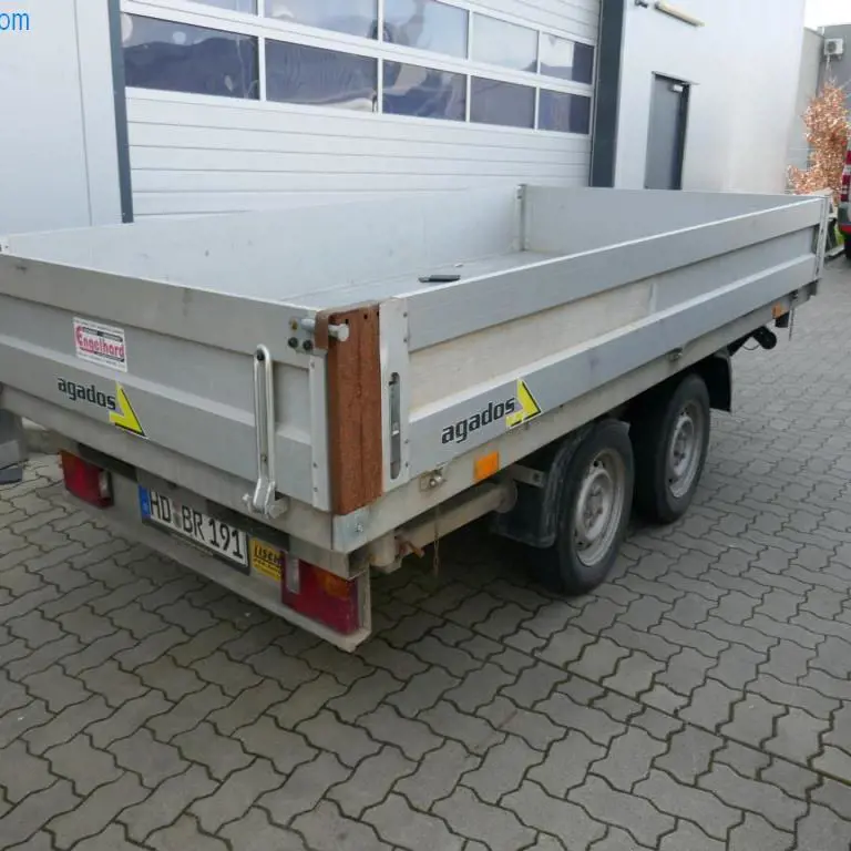 Double axle / tandem car trailer Agados L368/Atlas