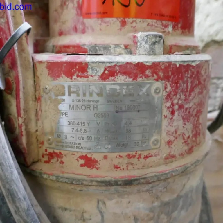 2 Submersible pumps Grindex Minor H
