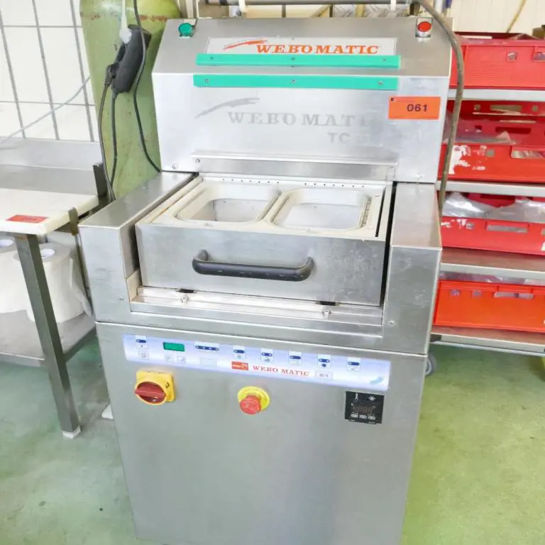 machine de scellage de barquettes semi-automatique Webomatic TC 2100