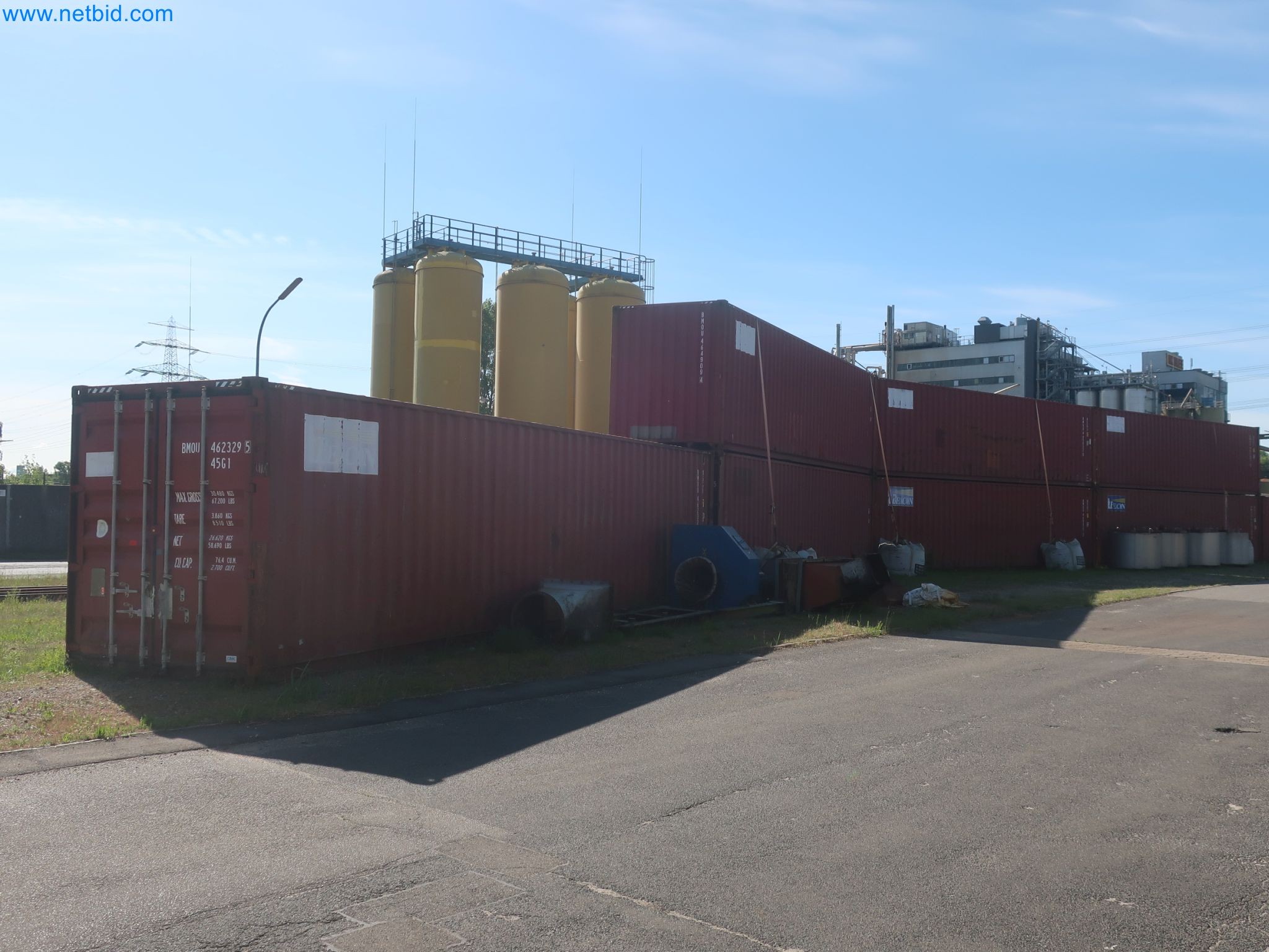 Magazinbestände, Rohöl-/Gas-Öl-/Einsatzpumpen sowie Betriebsausstattung einer Raffinerie-2