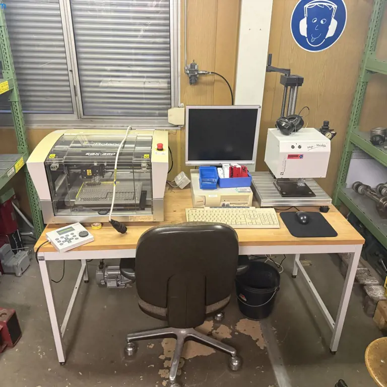 2 Graviermaschinen Schilling/ Roland Megamarker/ EGX-350