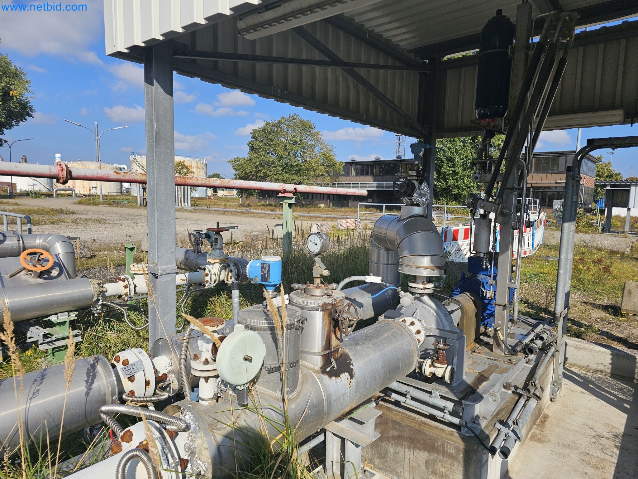 Revista de stocks, bombas de petróleo bruto/gás/óleo e equipamento operacional de uma refinaria-3