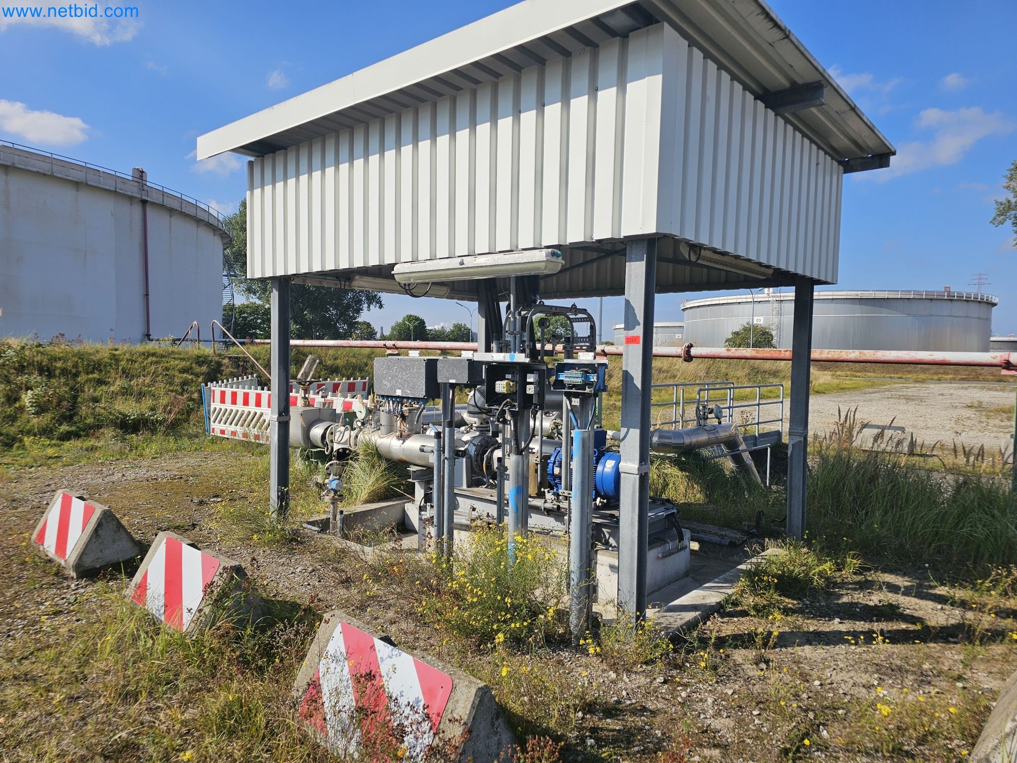 Revista de stocks, bombas de petróleo bruto/gás/óleo e equipamento operacional de uma refinaria-4