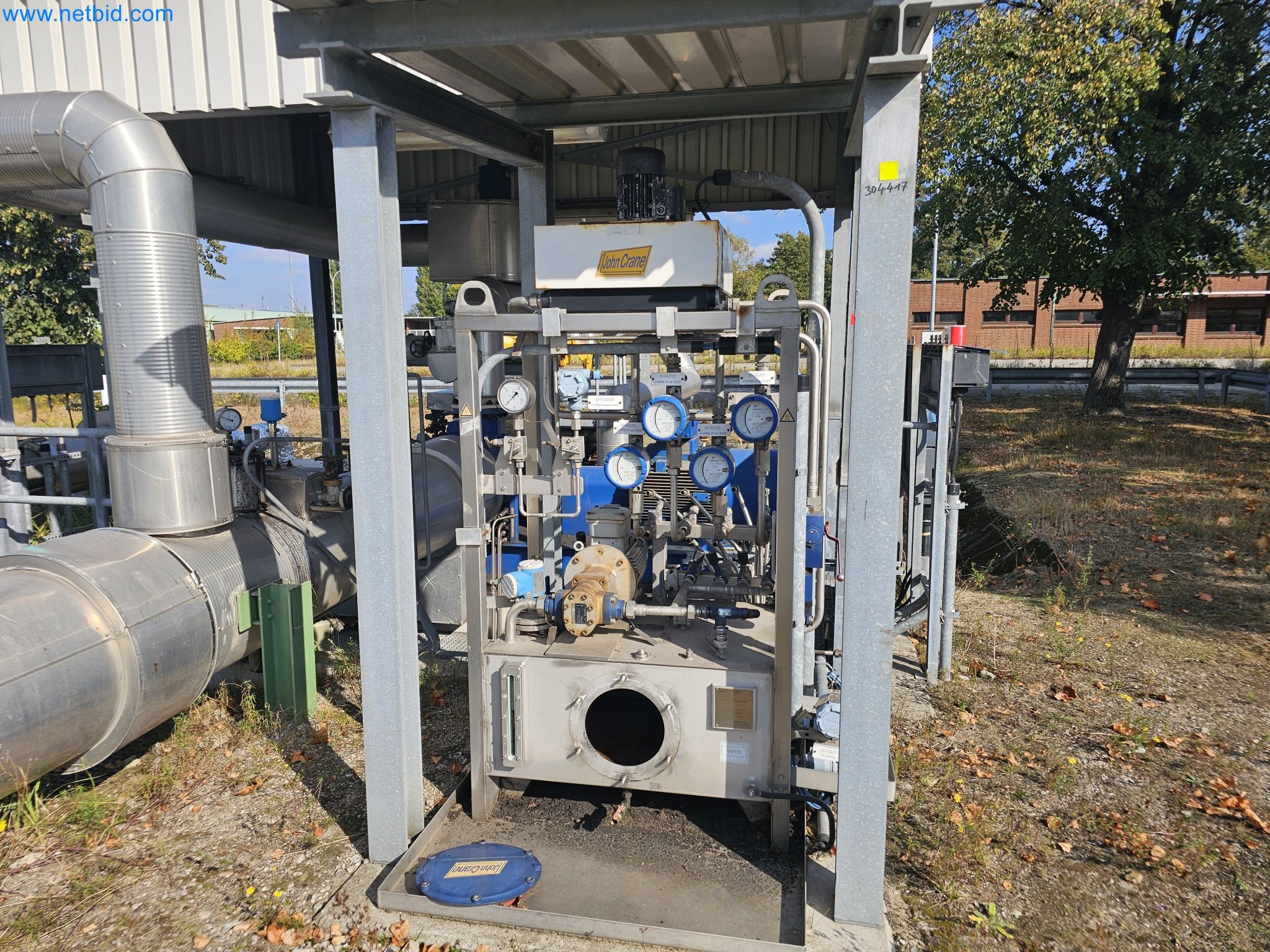 Revista de stocks, bombas de petróleo bruto/gás/óleo e equipamento operacional de uma refinaria-3