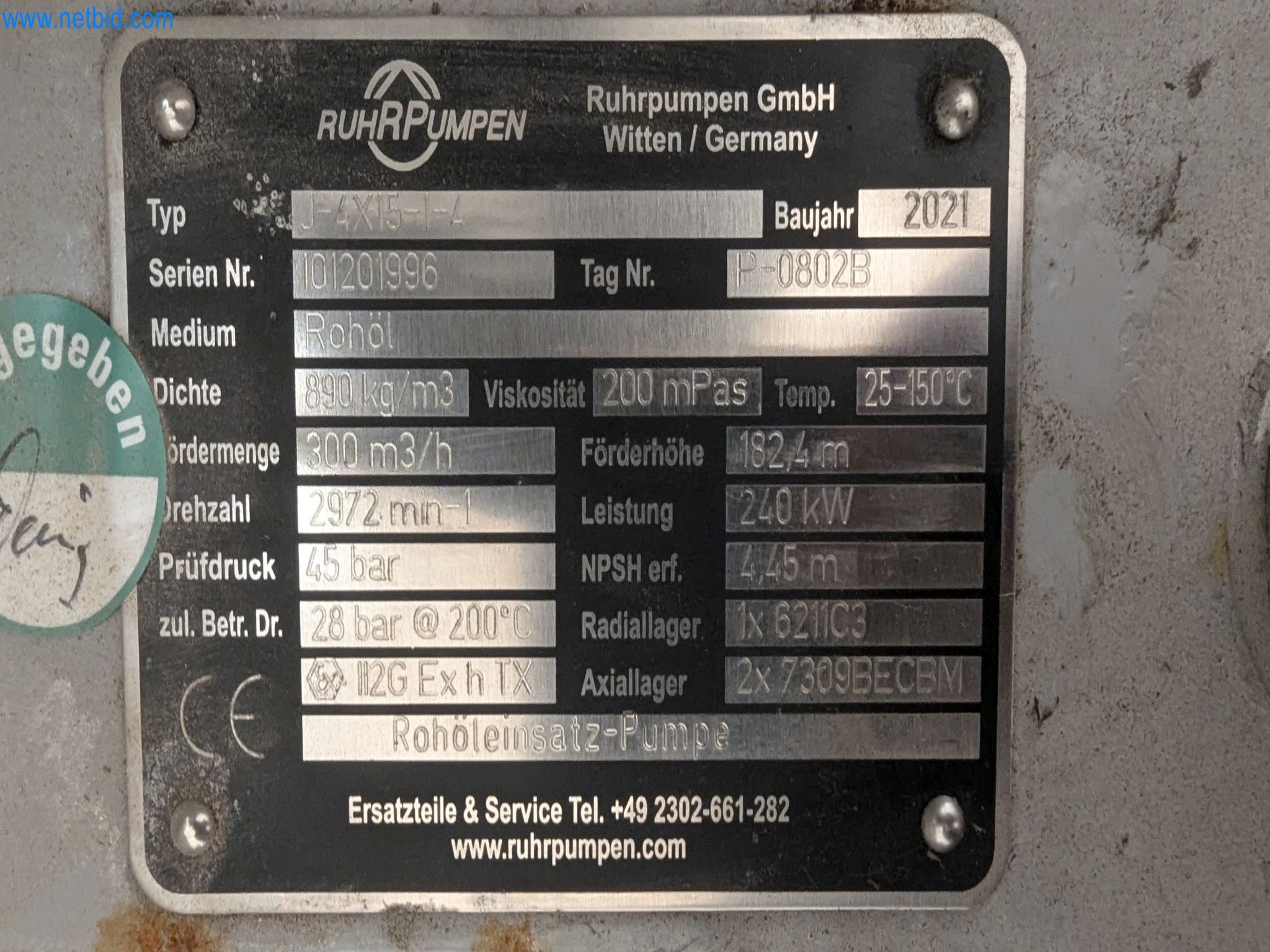 Revista de stocks, bombas de petróleo bruto/gás/óleo e equipamento operacional de uma refinaria-5