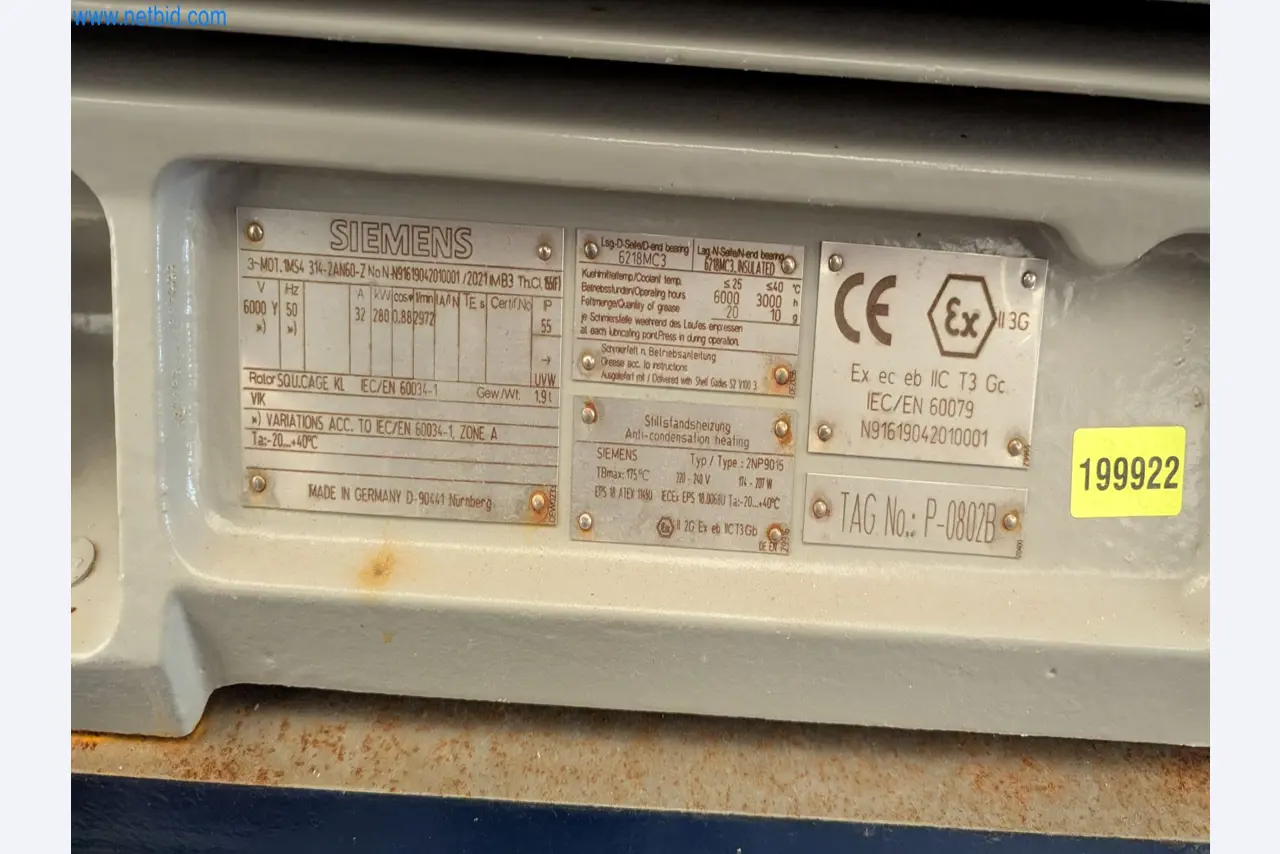 Revista de stocks, bombas de petróleo bruto/gás/óleo e equipamento operacional de uma refinaria-6