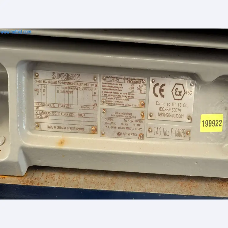 Revista de stocks, bombas de petróleo bruto/gás/óleo e equipamento operacional de uma refinaria-6