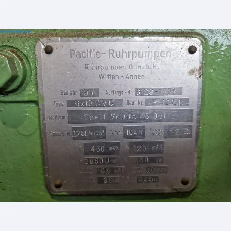 Magazinbestände, Rohöl-/Gas-Öl-/Einsatzpumpen sowie Betriebsausstattung einer Raffinerie-3