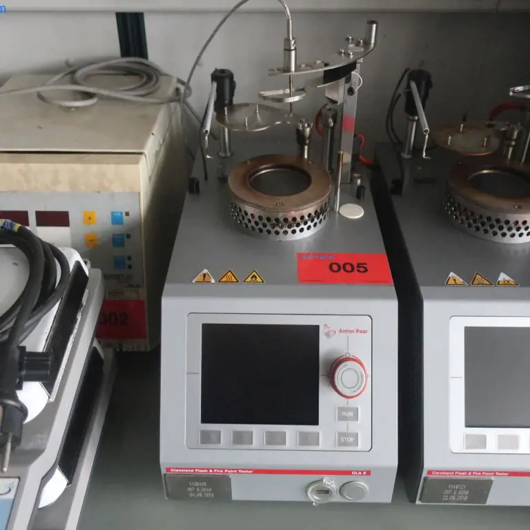 Cleveland flame and fire point tester Anton Paar CLA 5