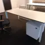 thumbnail-gepflegte USM HALLER Schreibtische sowie weitere Büroaustattung (STEELCASE/SENATOR)-1