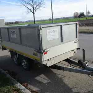 Central axle trailer (WITH contents) Eduard K4 Kipper 72/270 (3116-4-1OB30-270-P-72)