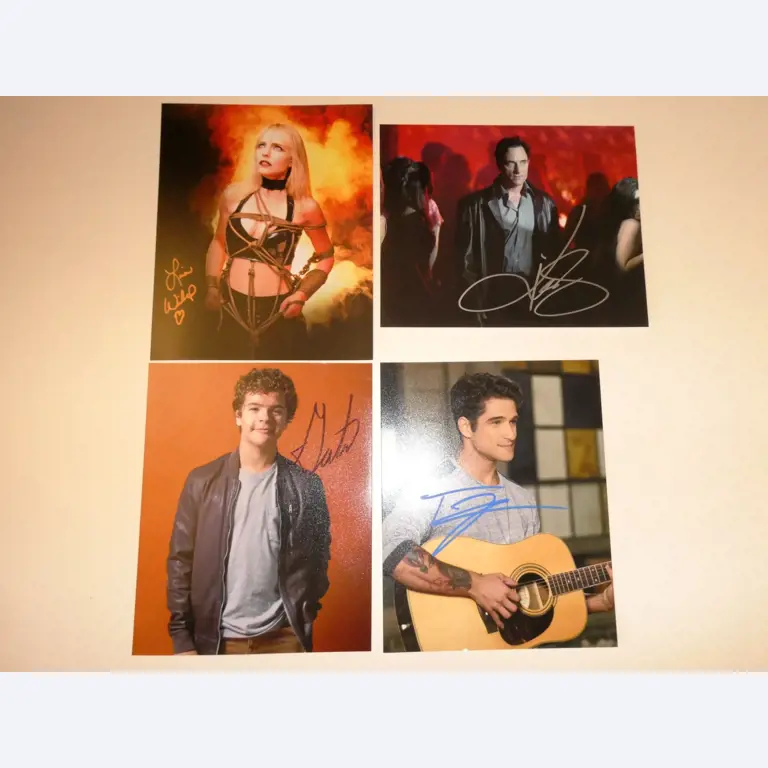 Autograph cards from film and series actors-12