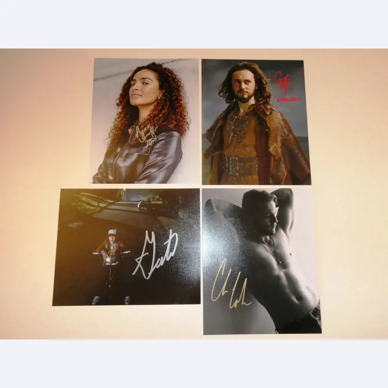 Autograph cards from film and series actors-13