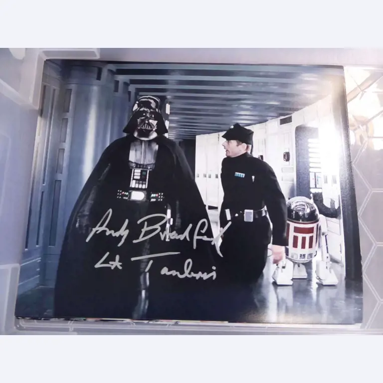 Autograph cards from film and series actors-35