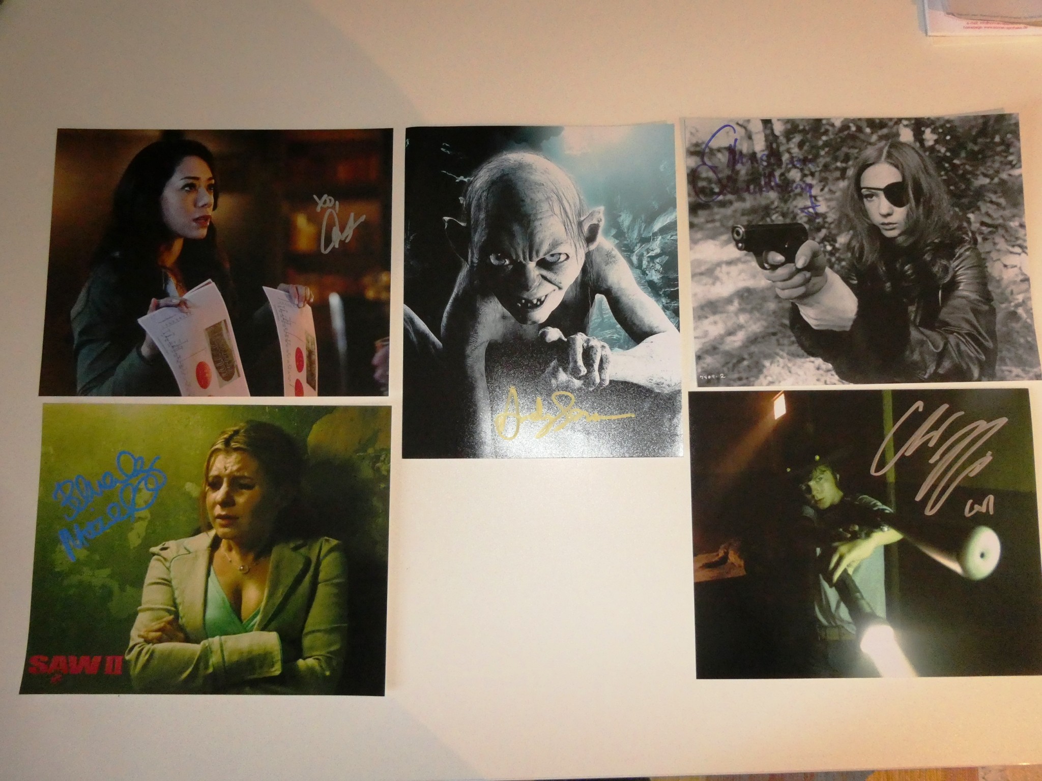 Autograph cards from film and series actors-6