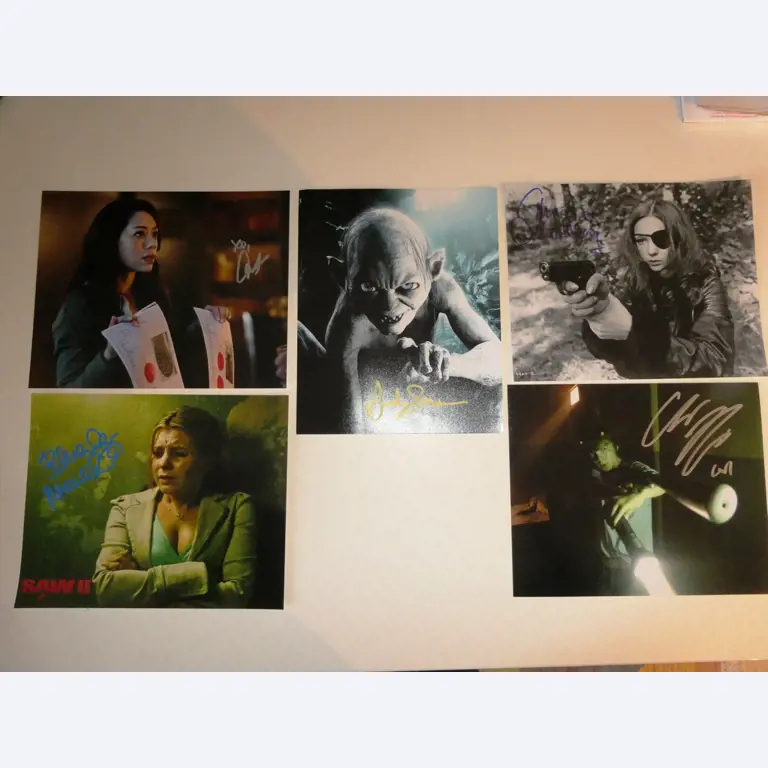 Autograph cards from film and series actors-6