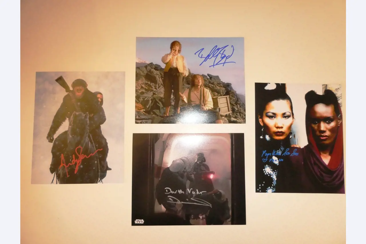 Autograph cards from film and series actors-8