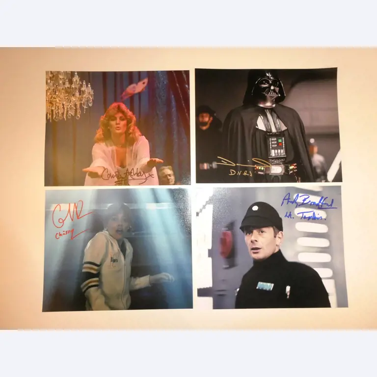 Autograph cards from film and series actors-9