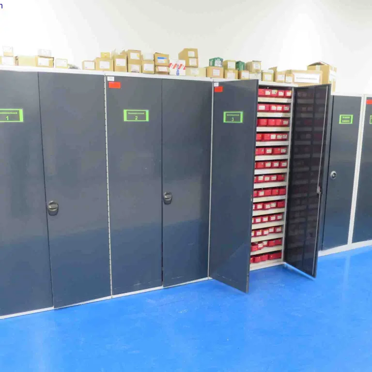 Row of cabinets