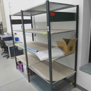 ca. 4 lfm. Metal Shelving Unit