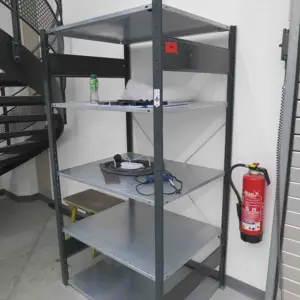 7 lfm. Metal Shelving Unit