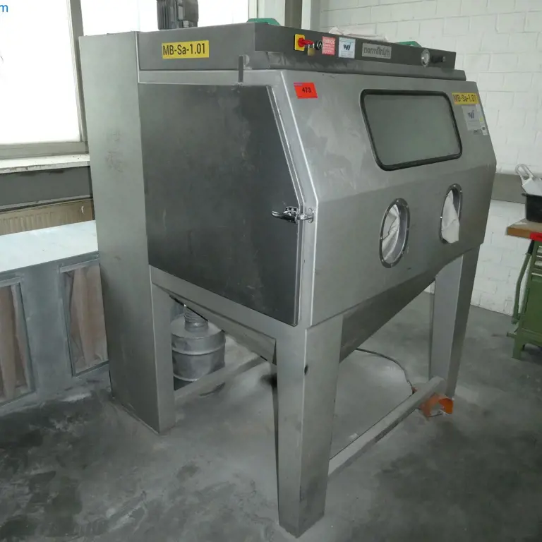Armário de jato de grânulos de vidro (MB-SA-1.01) Normfinish/W+I Oberflächensysteme-Systeme DI14