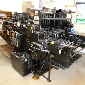 Letterpress printing machine Heidelberg Original Heidelberg Zylinder