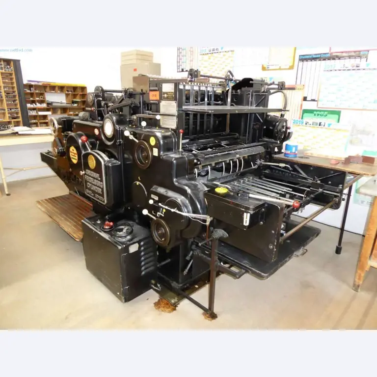 Machines en apparatuur in een drukkerij-1