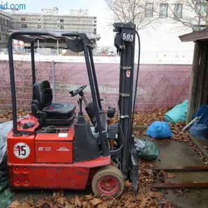 Elektrische vorkheftruck Linde E12