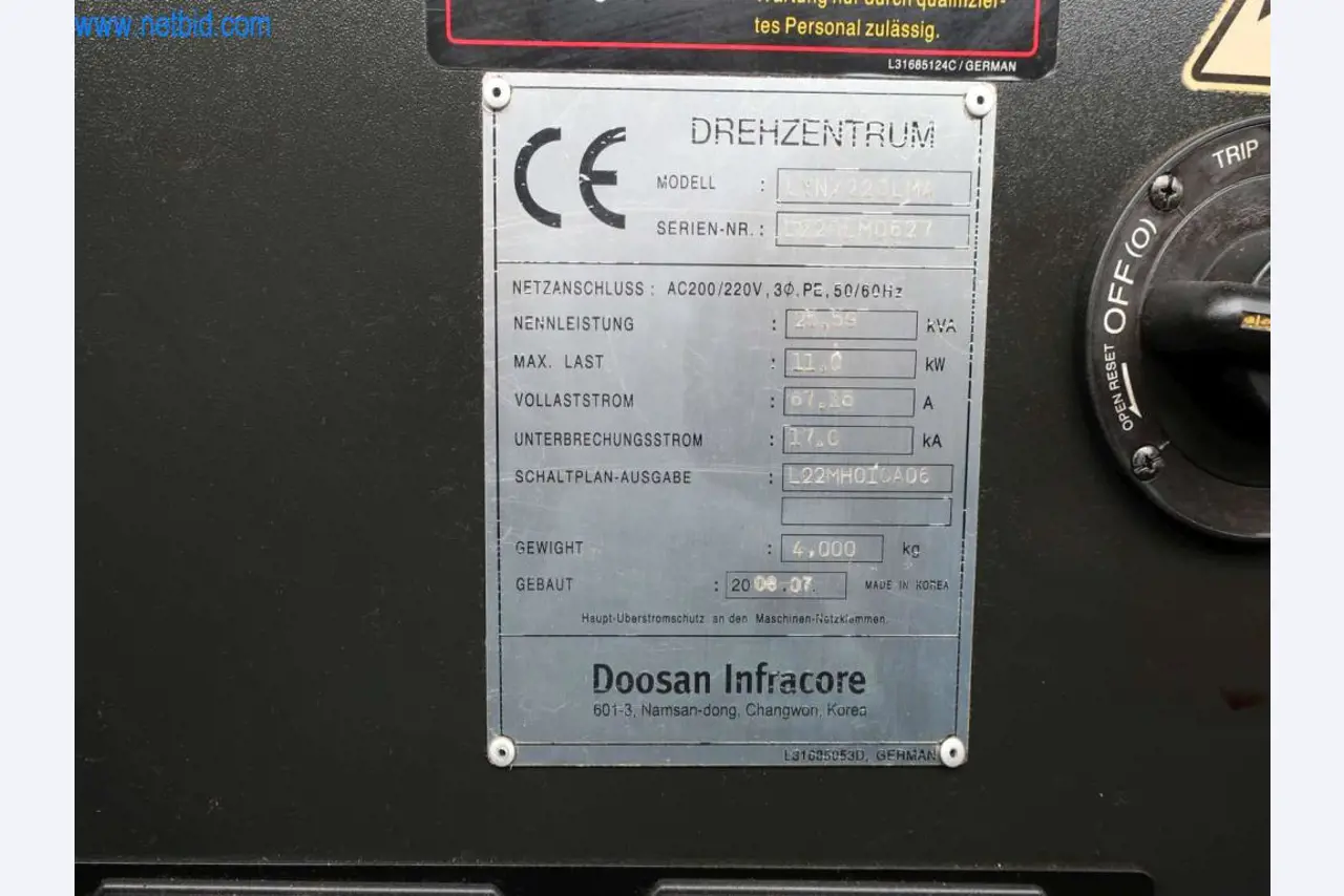 Gepflegte CNC Drehmaschine -10