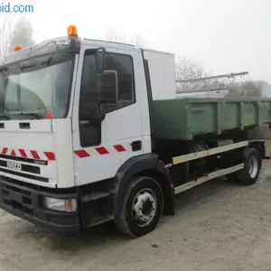 Nákladní automobil / hákový nakladač (belgická registrace) Iveco Tector 120 E 18 Kipper