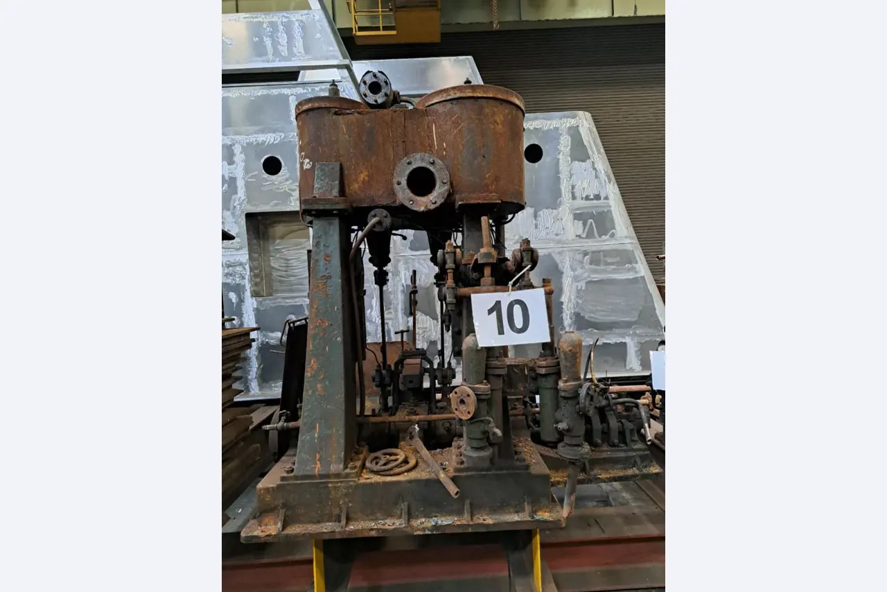 Onderdelen van het stoom bergingsschip Taucher Flint III-1