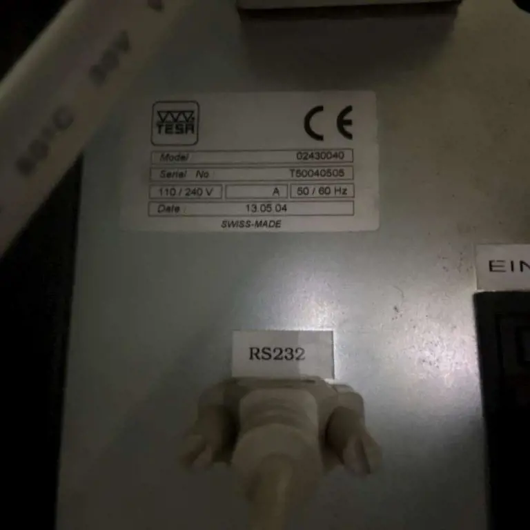 Wellen-Messanlage Tesa Scan 50 Plus