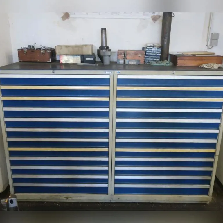 2 Teleskopschubladenschränke Garant