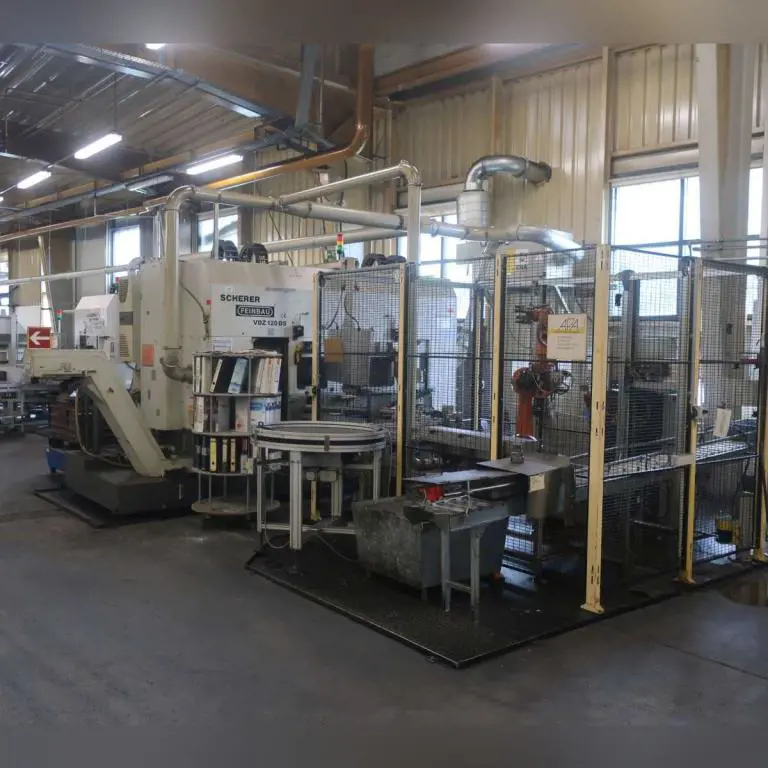 2 Vertikal-Drehmaschinen Scherer Feinbau VDZ120DS