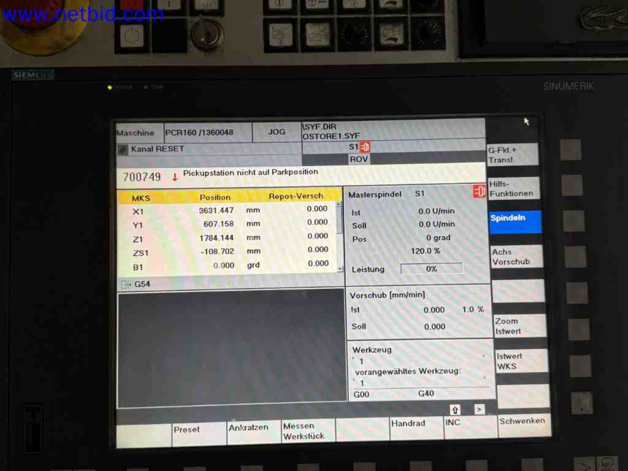 Union PCR 160 plus CNC Traveling-Column Drilling and Milling Machine-24
