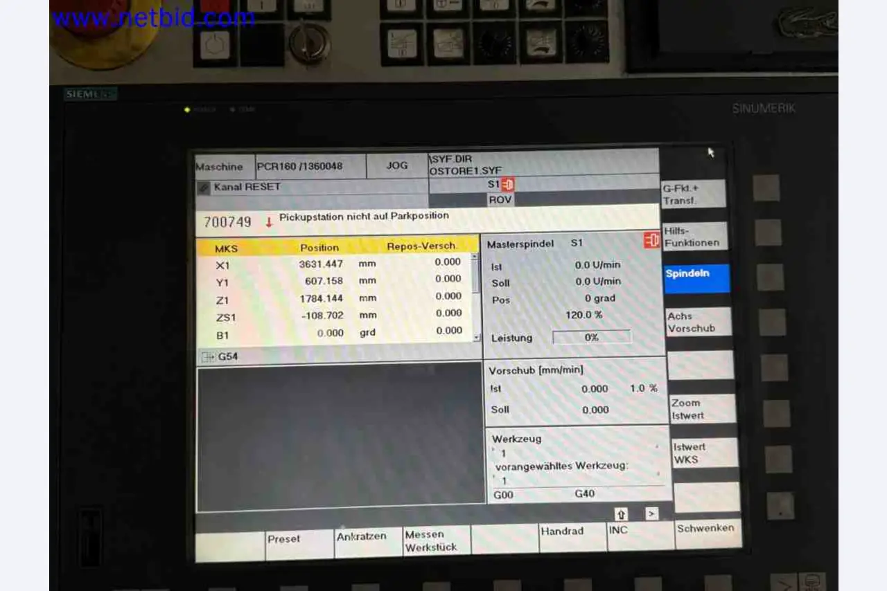 Union PCR 160 plus CNC Traveling-Column Drilling and Milling Machine-24