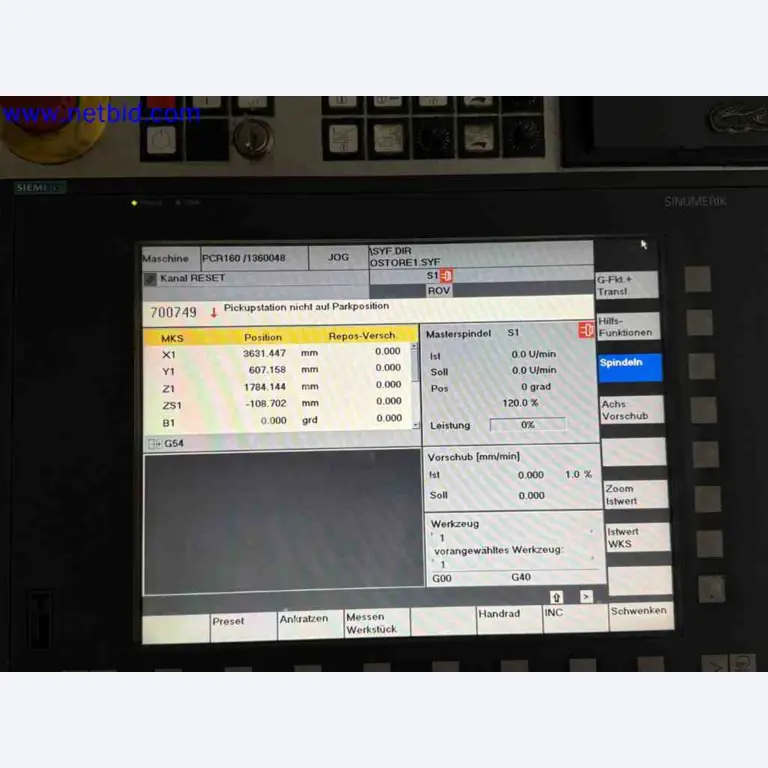 Union PCR 160 plus CNC Traveling-Column Drilling and Milling Machine-24
