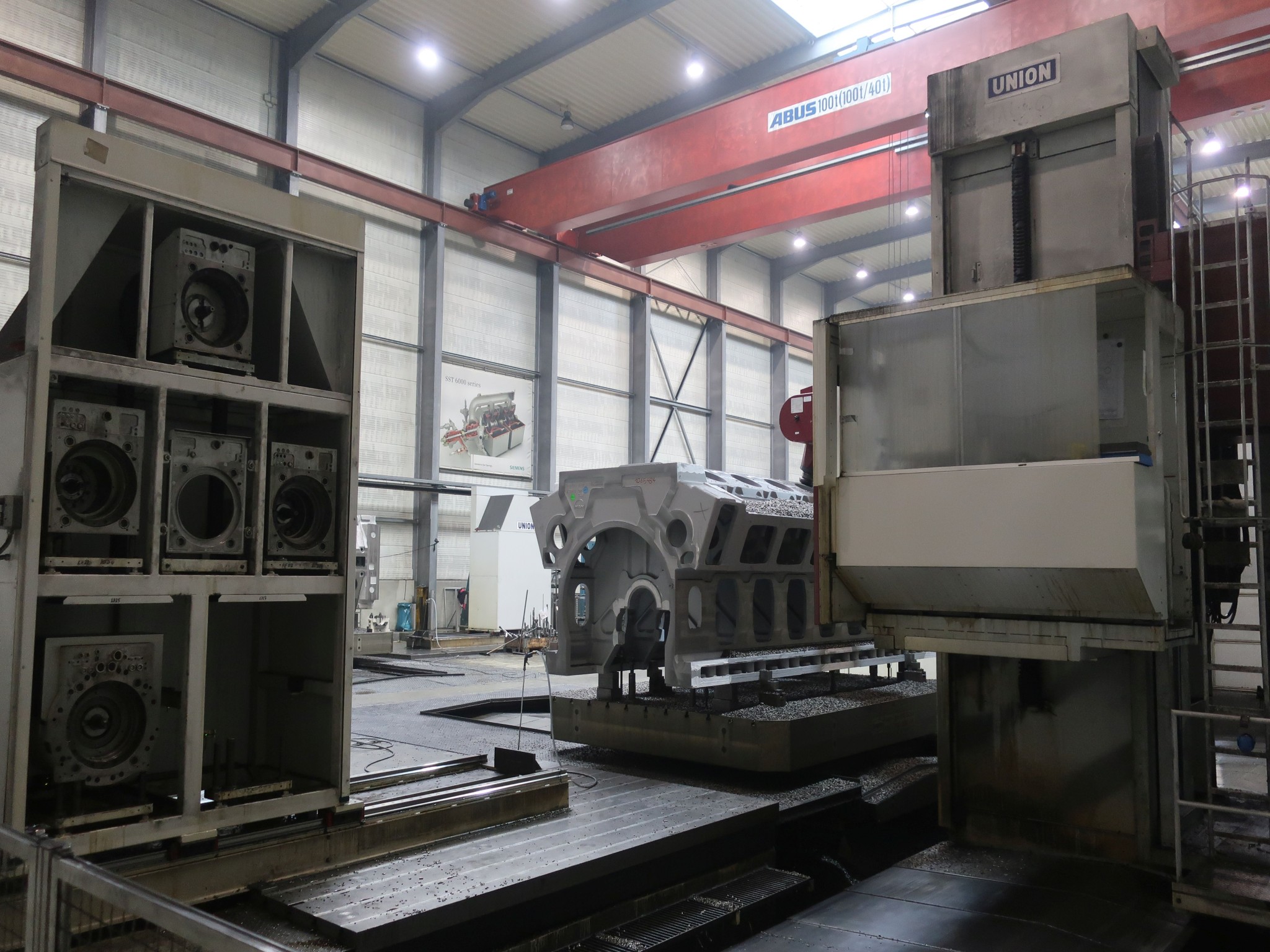 Machine de perçage et de fraisage à commande numérique UNION PCR 160 plus, année de fabrication 2009-4
