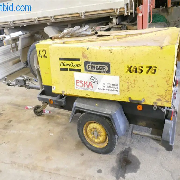 Mobiele bouwcompressor Atlas Copco XAS76DD