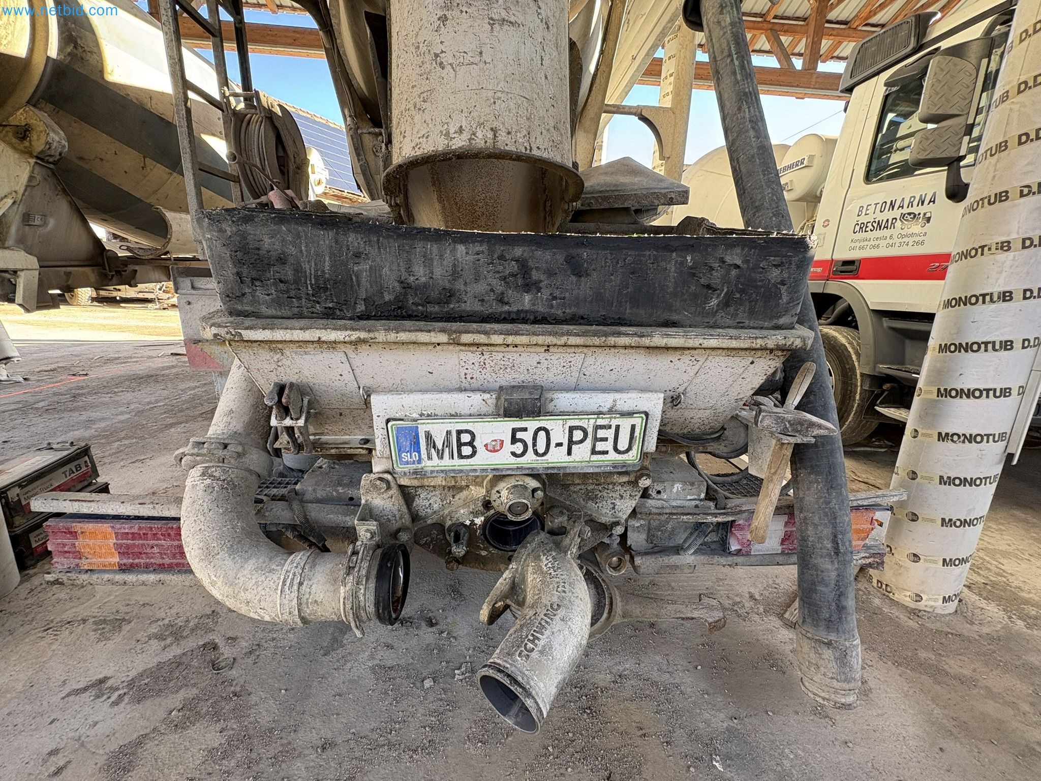 Mešalnik betona s črpalko-6